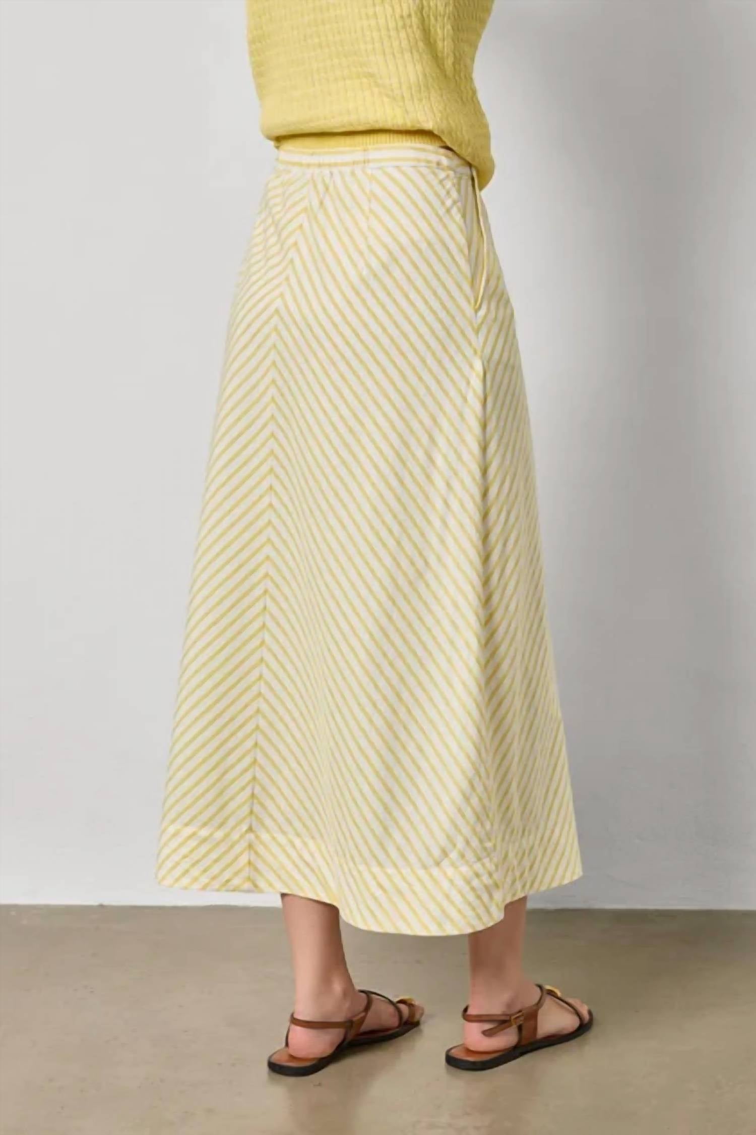 Lilla P - Stripe Maxi Skirt