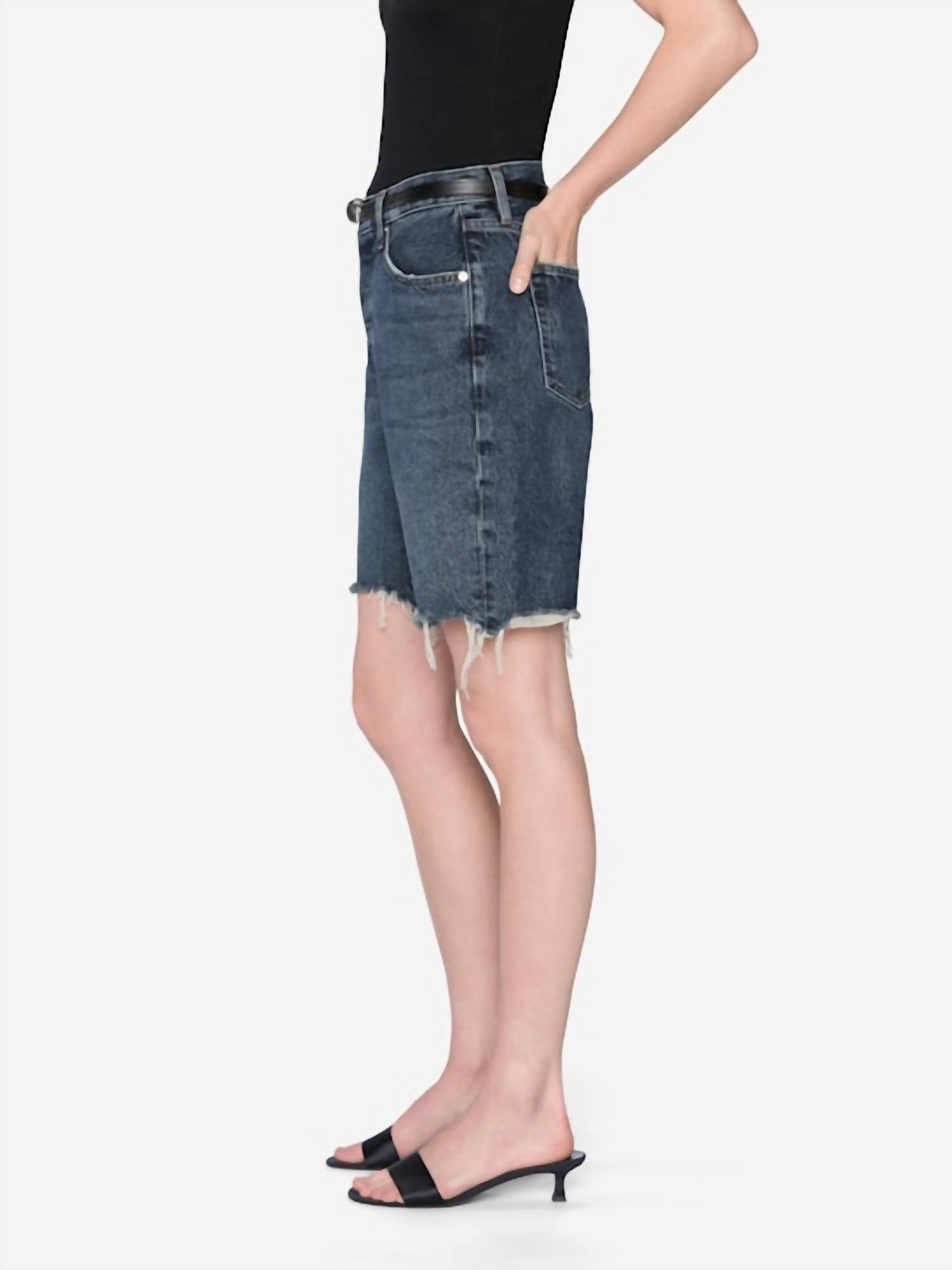 Frame - Leisure High Rise Knee Length Short