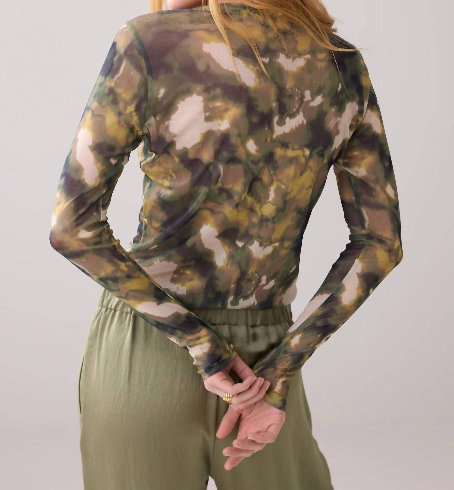 Summum - Faded Print Top