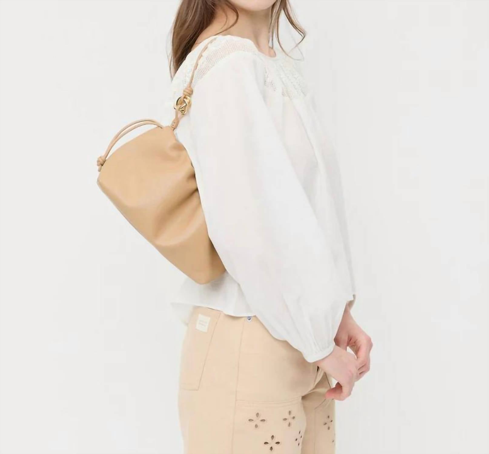 Loeffler Randall - Women's Kira Leather Shoulder Bag