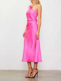 Skies Are Blue - Vanessa Diamante Strap Satin Slip Dress