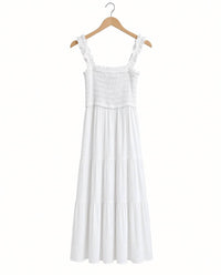 Love Tree - Women's Smocked Bodice Maxi Dress