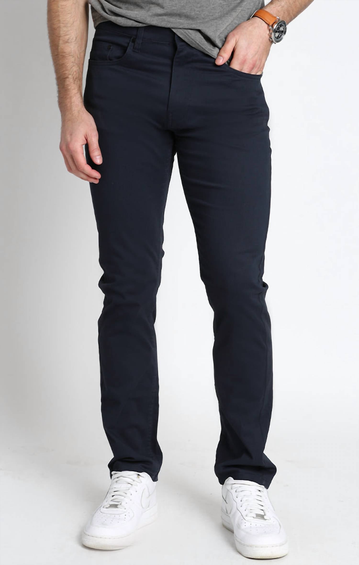 Jachs New York - Straight Fit Stretch Sateen 5 Pocket Pants