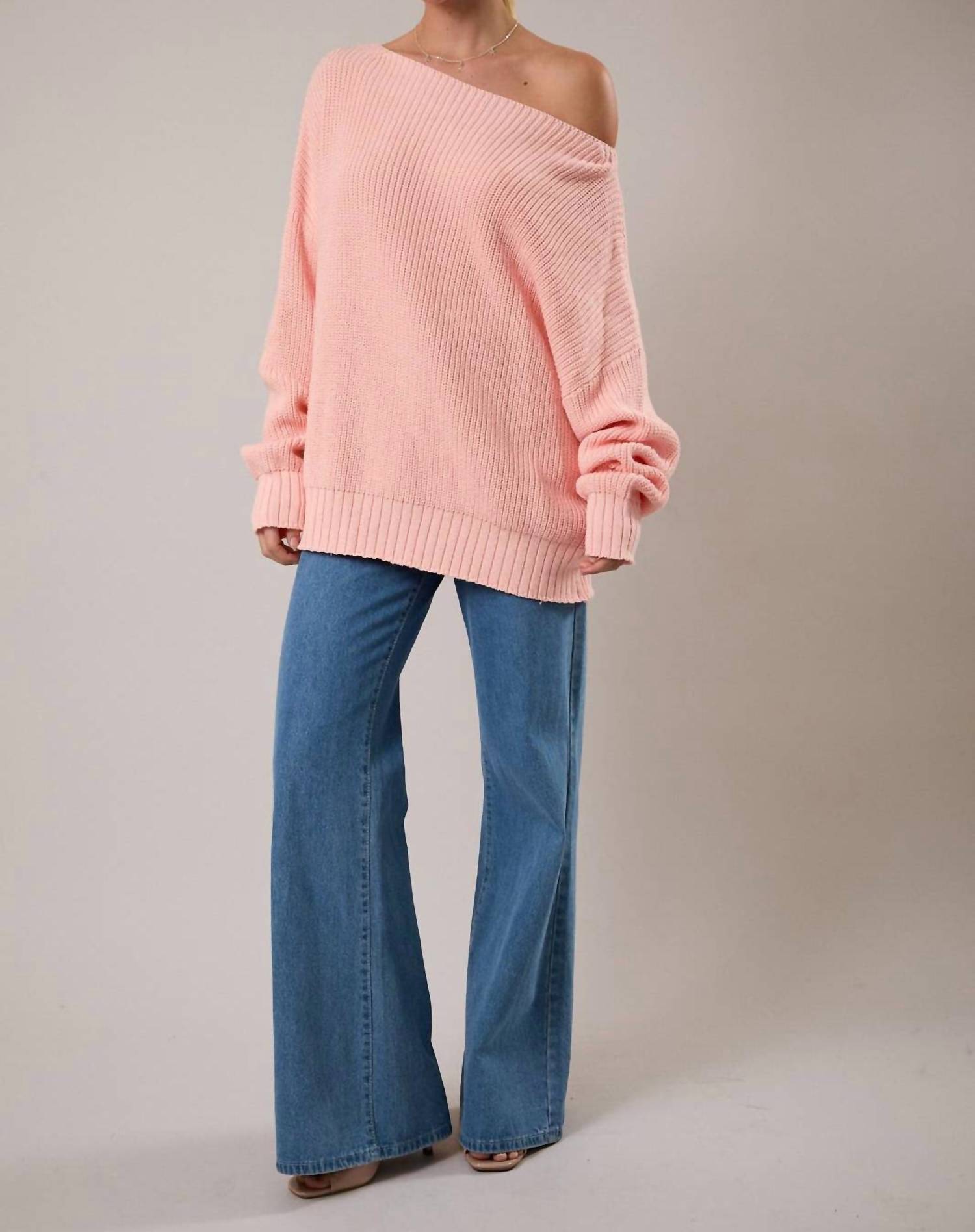 Le Lis - Sylvia Funnel Neck Sweater Top