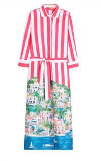 Vilagallo - Striped Shirt Dress