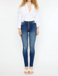 Kancan - Women's Jolie Fly Curvy Super Skinny Jeans