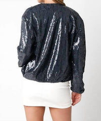 Olivaceous - Women's Diana Sequin Jacket
