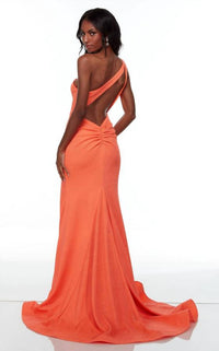 Alyce Paris - Glitter Jersey Fit and Flare Dress