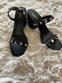 Qupid - Women's Studded High Heels