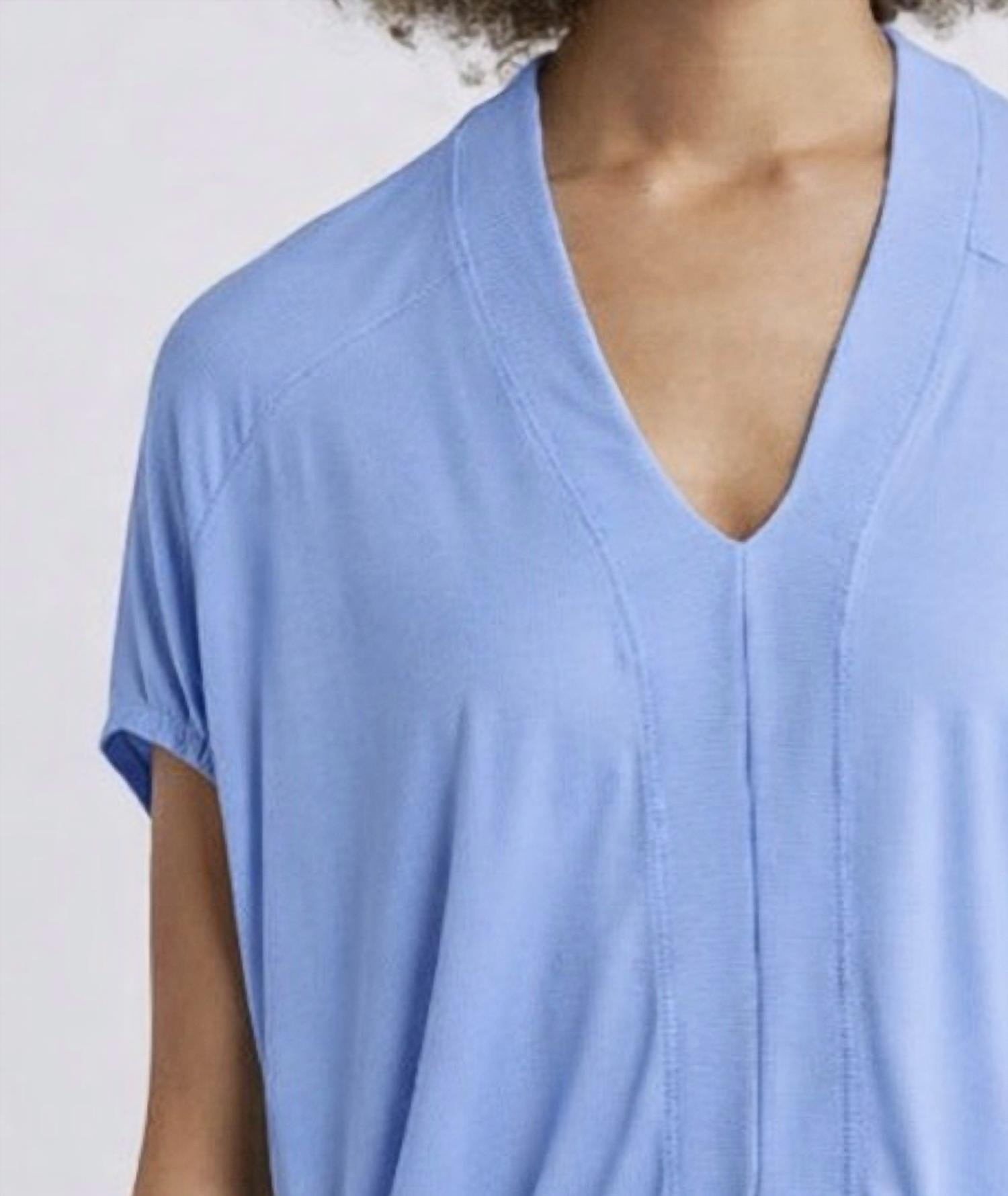 Apny - Oversized Short Sleeve Tee Top