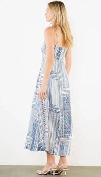 Thml - Thin Strap Pattern Midi Dress