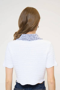 Central Park West - Wren Scalloped Edge Polo