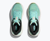 Hoka Women's Bondi 9 Running Shoes in blue - women's shoe - detail view