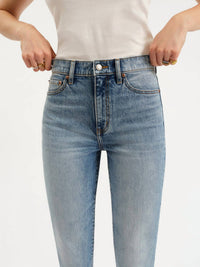 DAZE Smarty Pants High Rise Slim Straight Jeans in face to face 2 - women's jeans - view 4