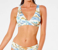 Rip Curl - Post Cards Deep V-neck Bikini Top