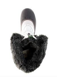 Kamik - Women's Momentum2 Pull On Rounded Toe Waterproof Fur Trim Ankle Snow Boots
