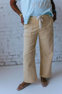 Vervet By Flying Monkey - Sunlit Drawstring Pants
