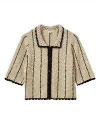 The Garment - April Crochet Polo Top