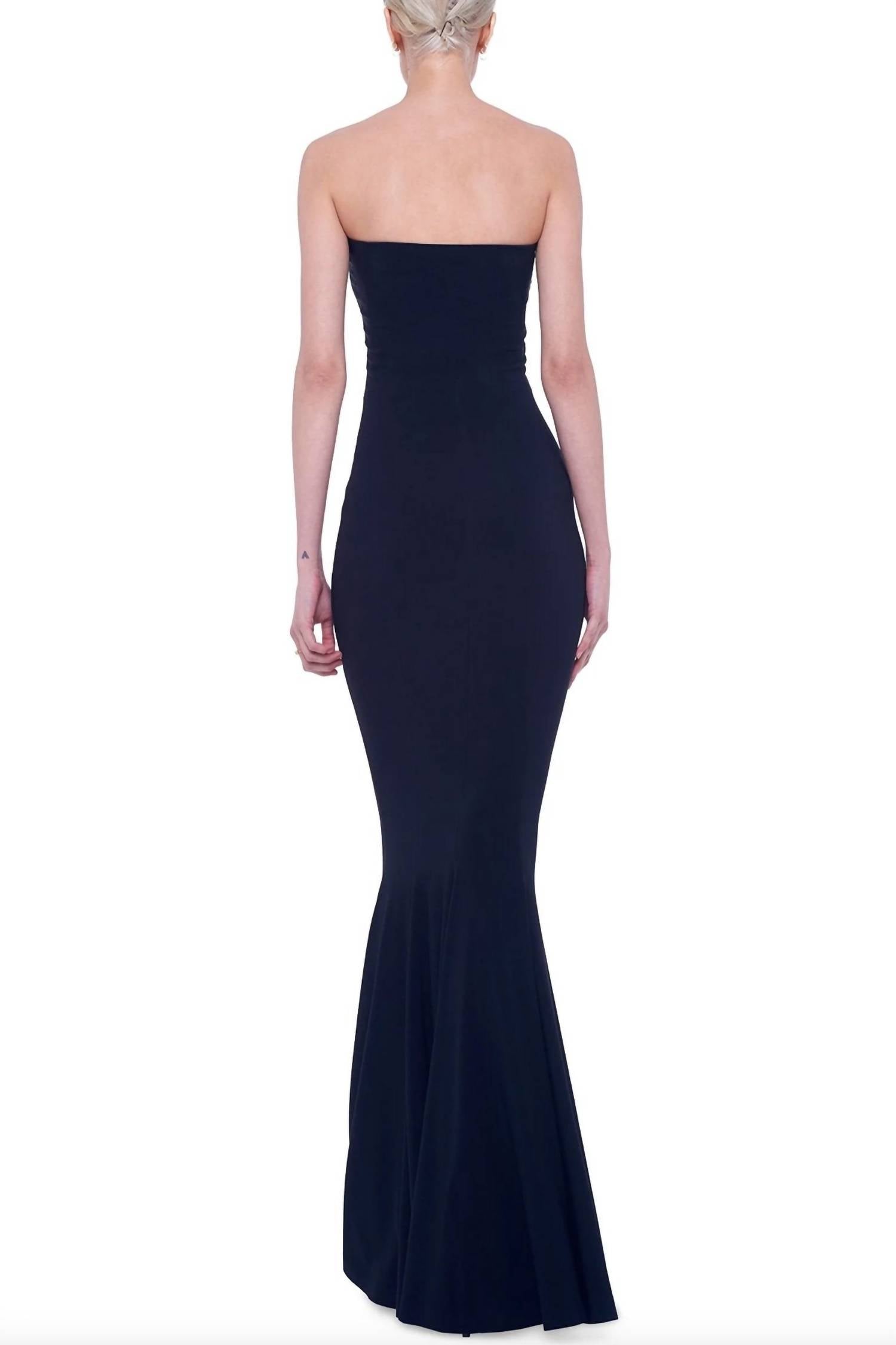 Norma Kamali - Strapless Fishtail Gown