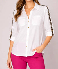 Zac & Rachel - Dream Leopard Button Down Shirt