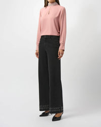 Joseph Ribkoff - Cordelia Classic Wide Leg Stretch Denim Jeans