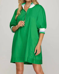 She + Sky - Heritage Drop Shoulder Dress