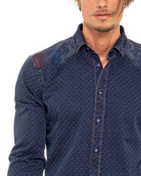 Eight X - Copper Stitch Denim Button Down Shirt