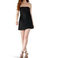 STEVE MADDEN Morgana Strapless Romper in black - women's pants