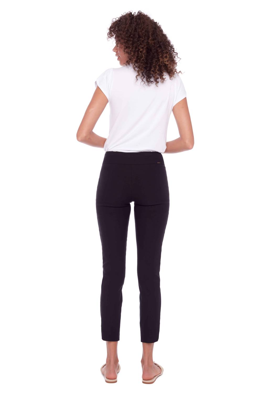 Up! - Techno Core Petal-slit Ankle Pants