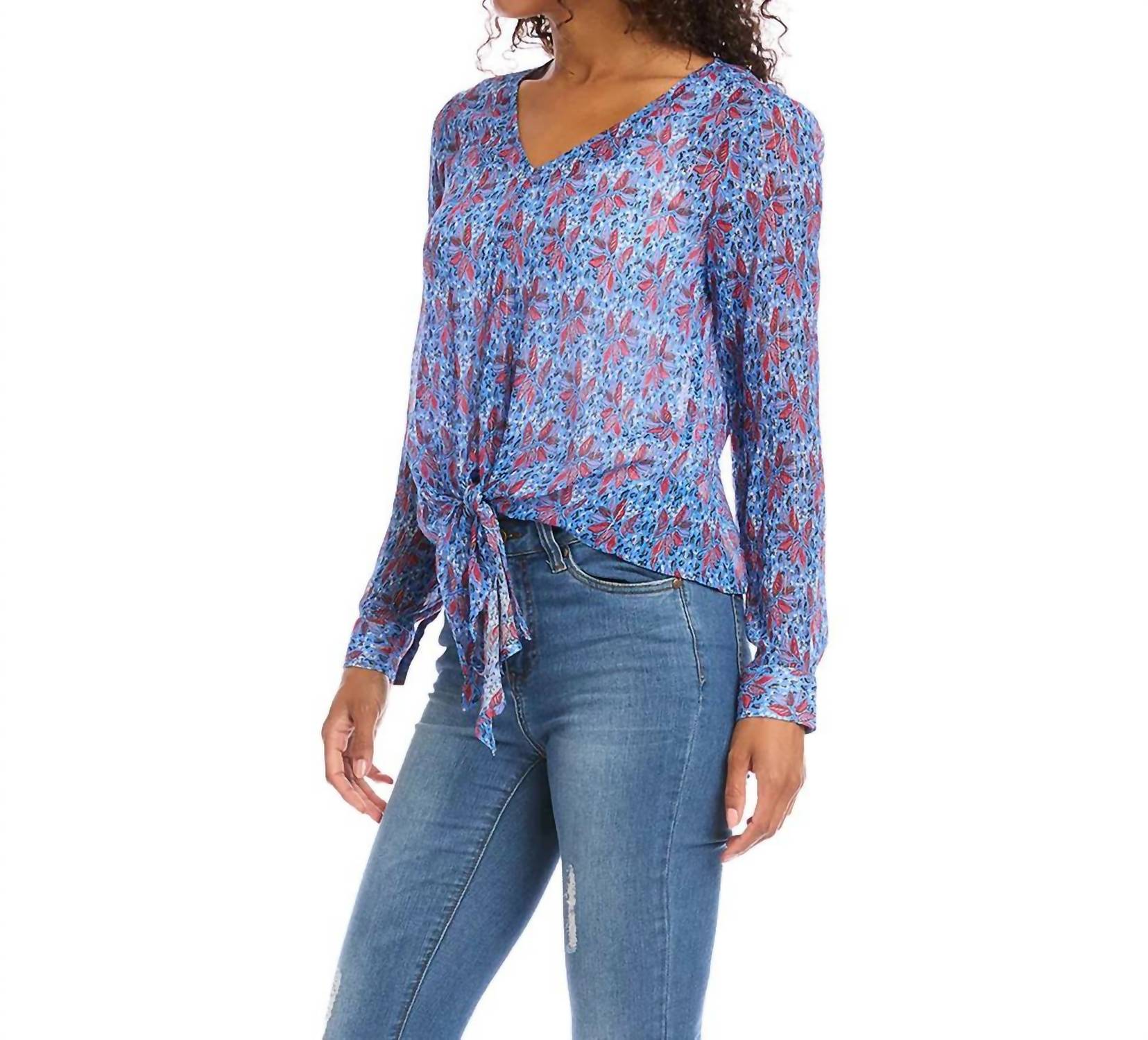 Karen Kane - Ramona Tie-front Top