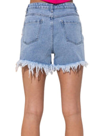 Blue B - Remy Rhinestone Denim Short