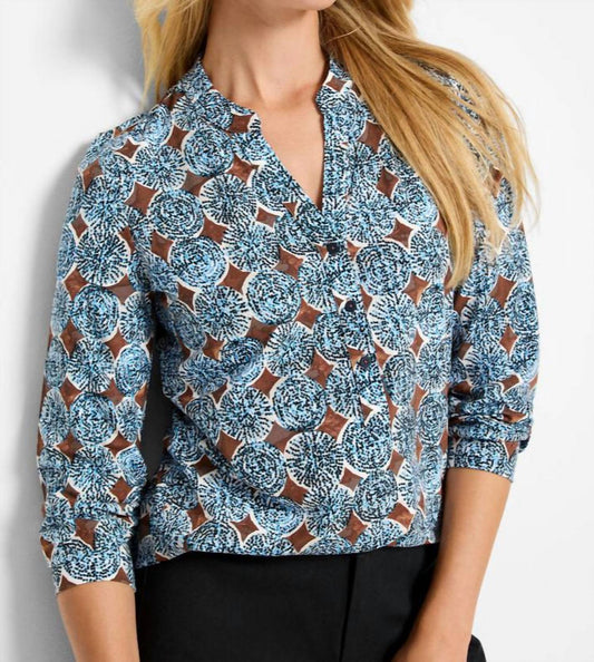 Nic + Zoe - Sand Dollar Long Sleeve Top