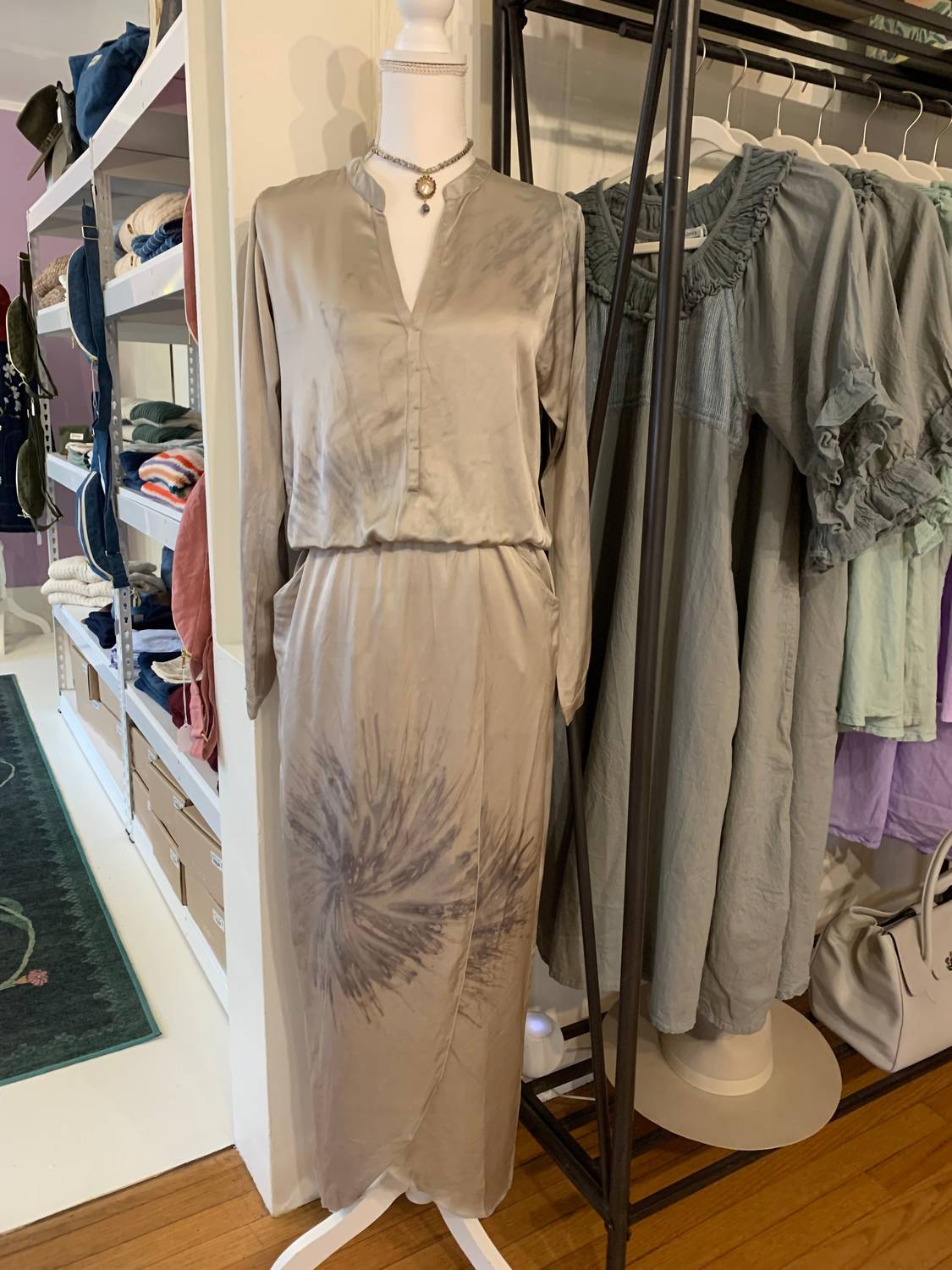 Rabens Saloner - Vera Cartwheel Wrap Dress