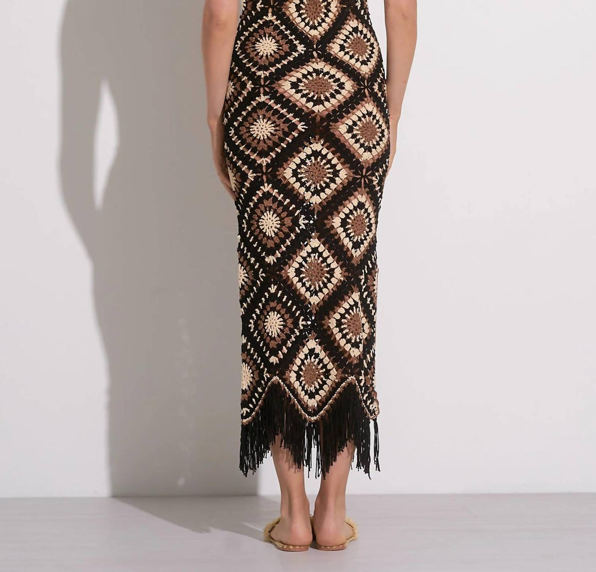 Elan - Multi Color Crochet Maxi Dress