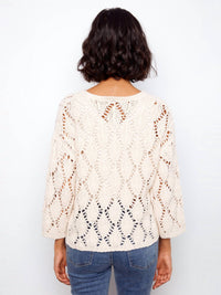 Charlie B - Macrame Crew Neck Sweater