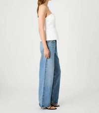 French Connection - York Satin Strapless Peplum Top