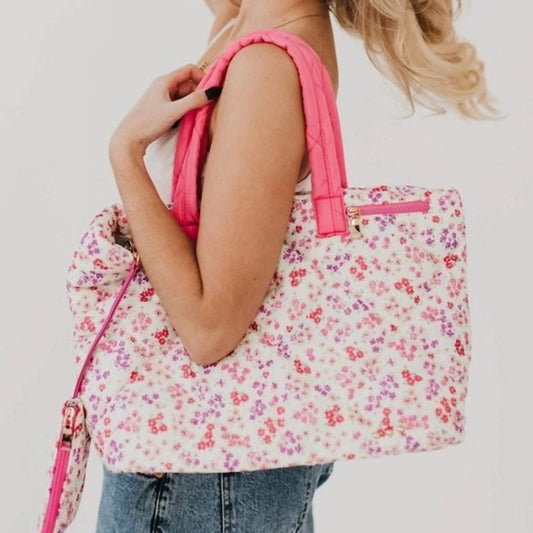 Pretty Simple - Presley Puffer Nylon Quilted Tote Bag