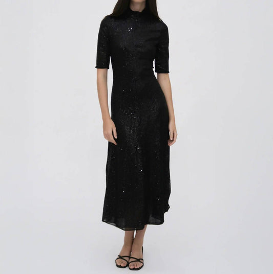 Rosetta Getty - Zip Up Midi Turtleneck Dress