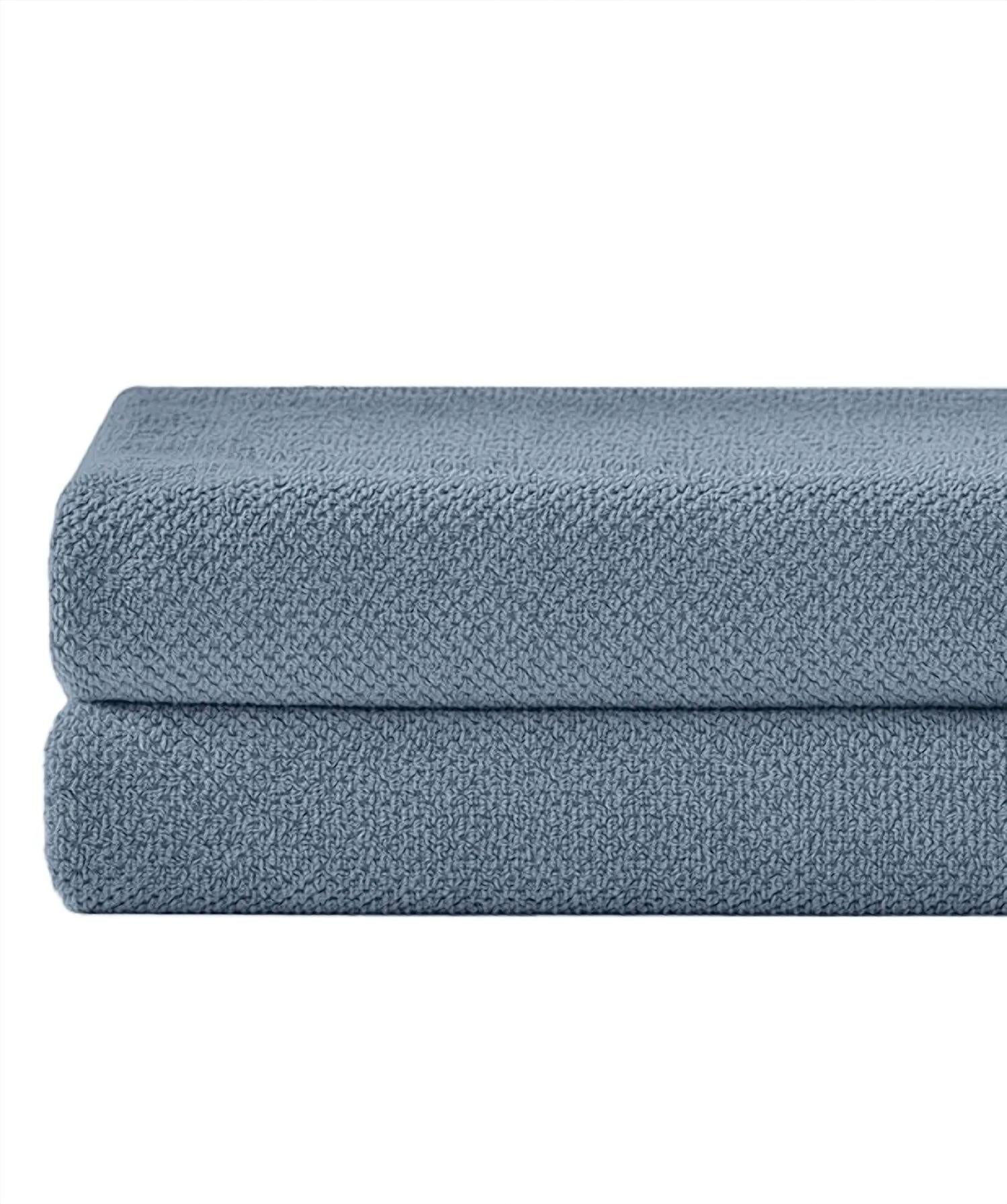 Under The Canopy - Textured Organic 2 Piece Bath Sheet Set