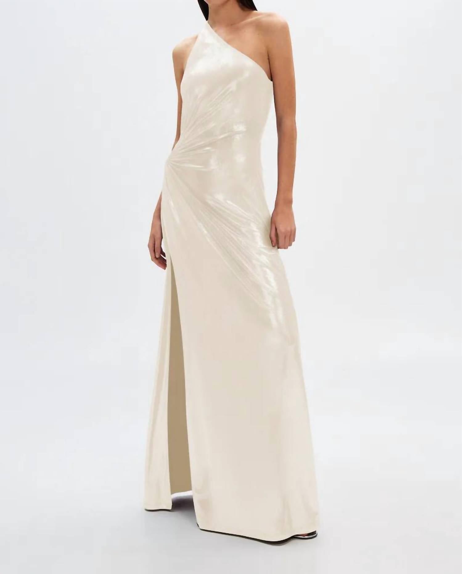 Misha - Sabine Foil Jersey Dress