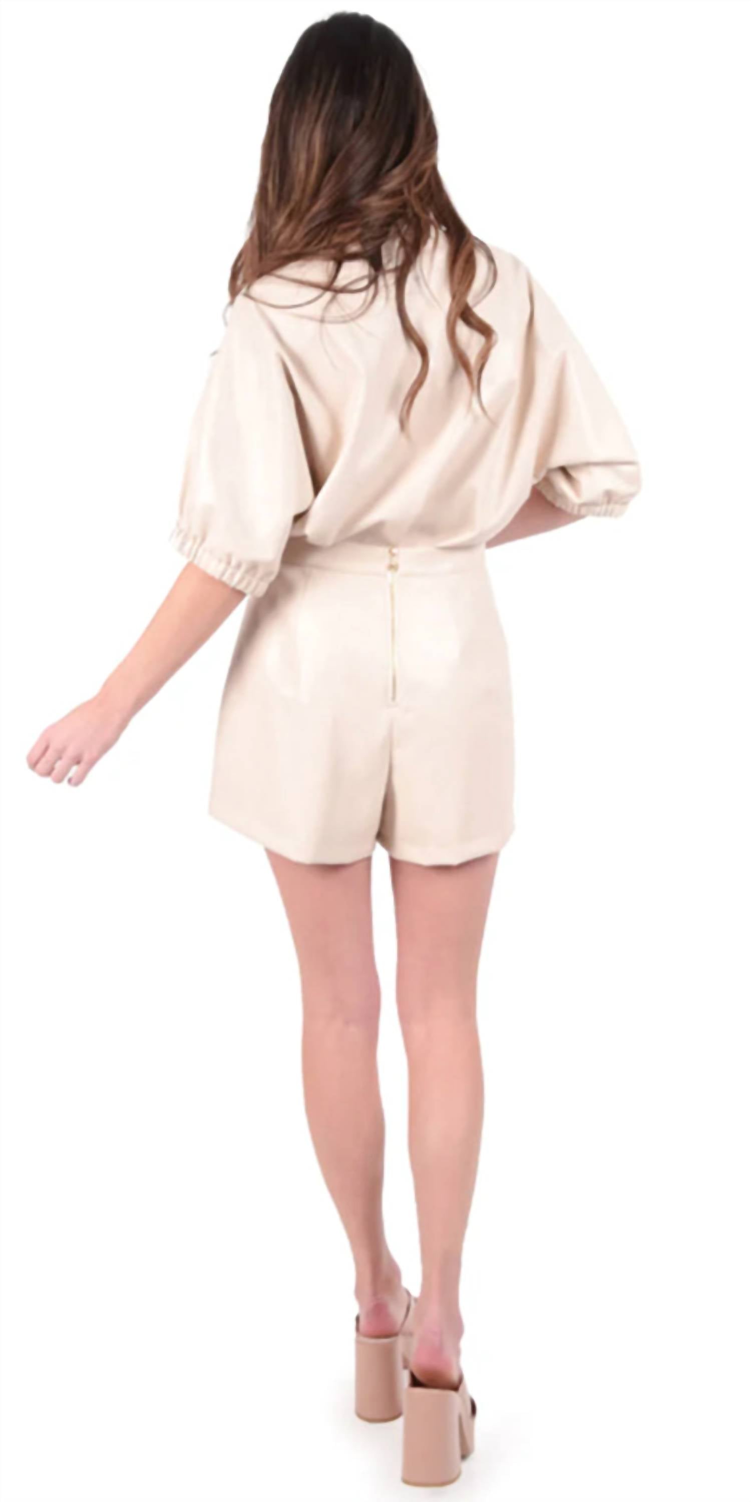 Emily Mccarthy - High-waisted Tailored Short