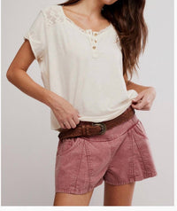 Free People - Heirloom Henley Top