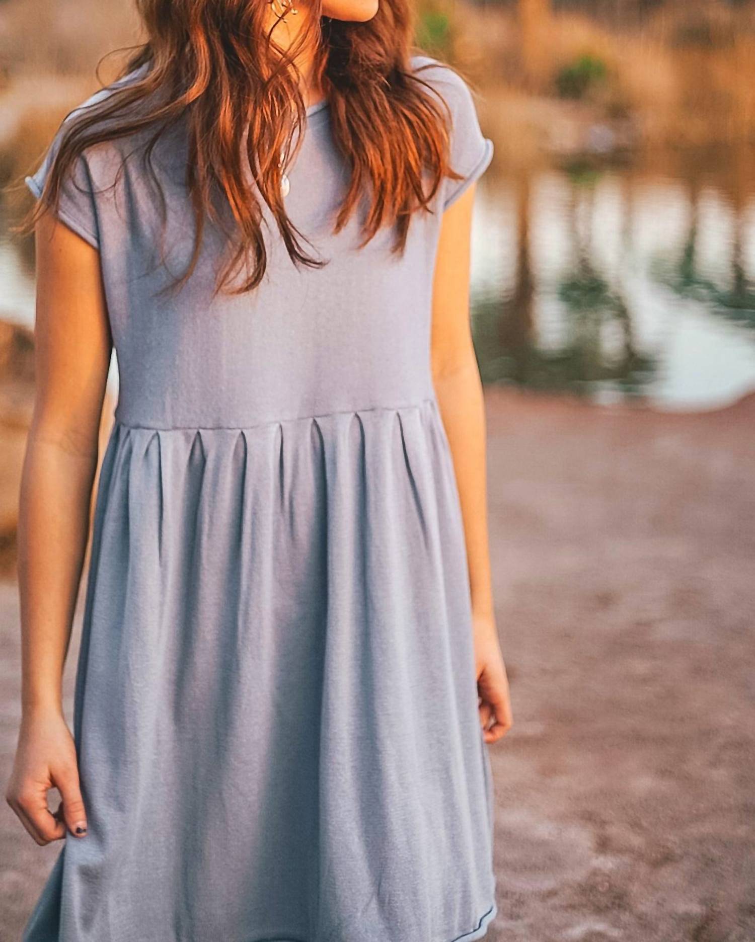 Ee:Some - Corfu Babydoll Sweater Dress