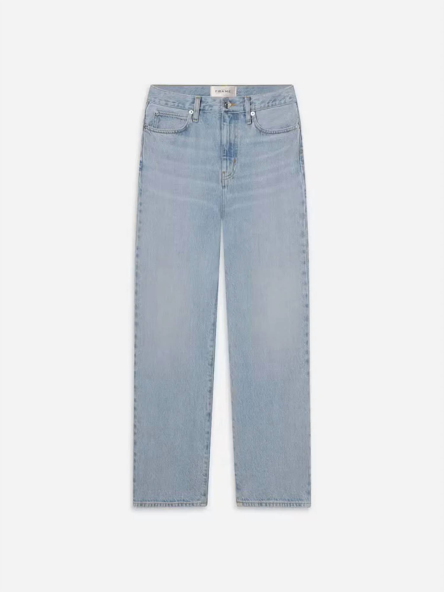 Frame - Le Jane Crop High Rise Straight Jeans