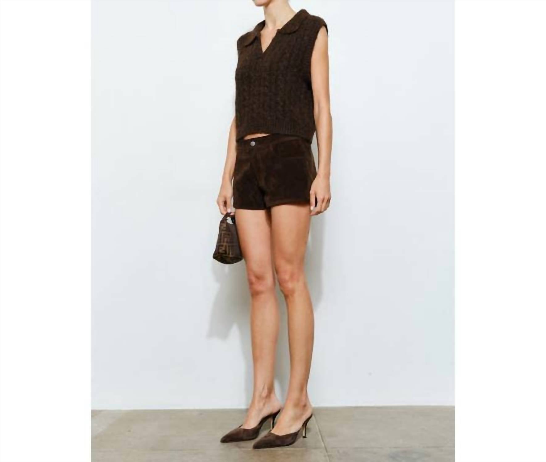 Loucia - Brontë Cable Knit Vest