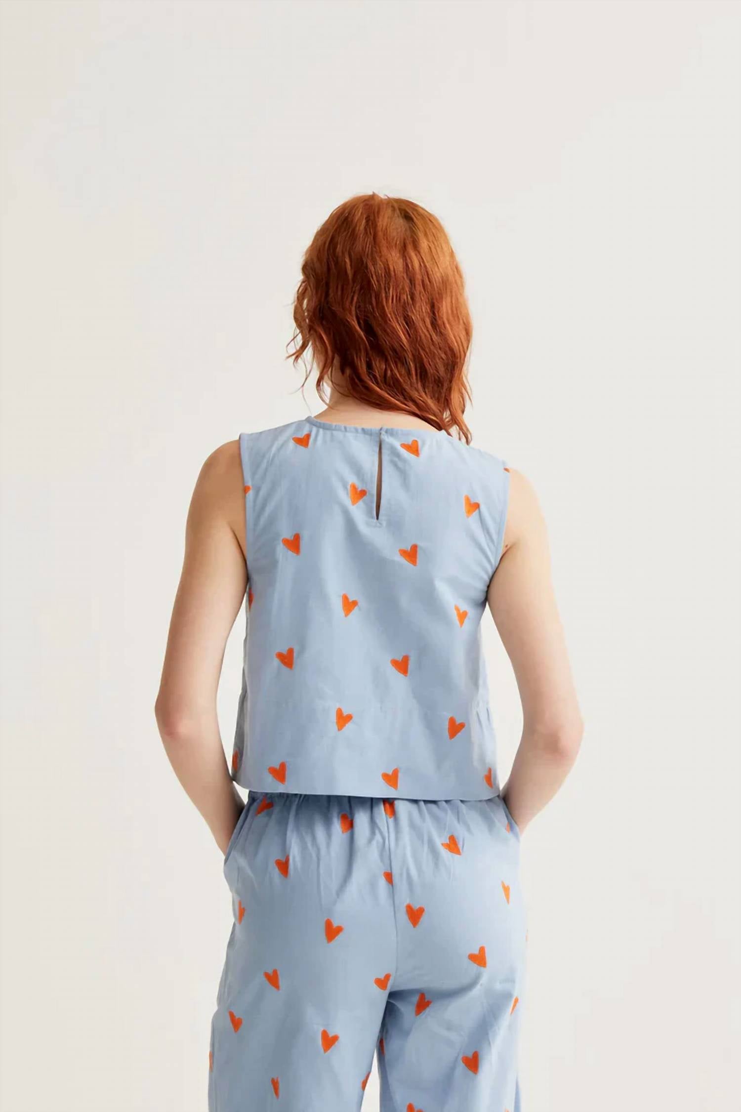 Compania Fantastica - Heart Print Top