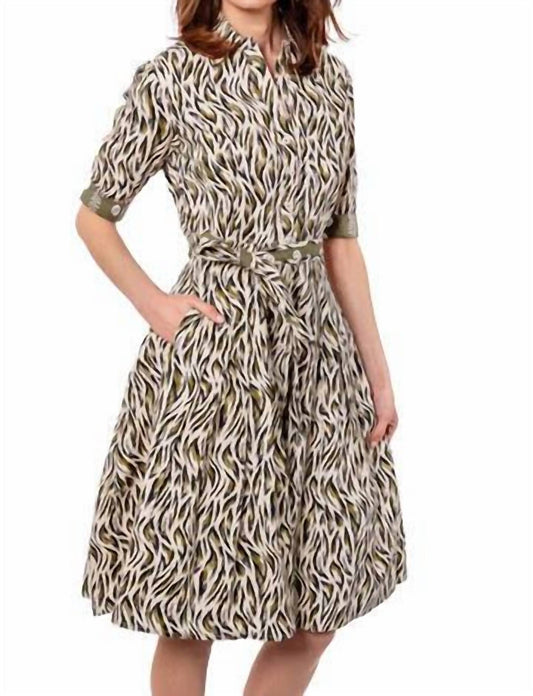 Dizzy-Lizzie - Mrs Maisel Print Dress