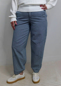 Democracy - Relaxed Stripe Barrel Jean