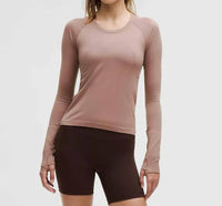 lululemon Swiftly Tech Long Sleeve 2.0 Top in twilight rose - women's long sleeve top - detail view