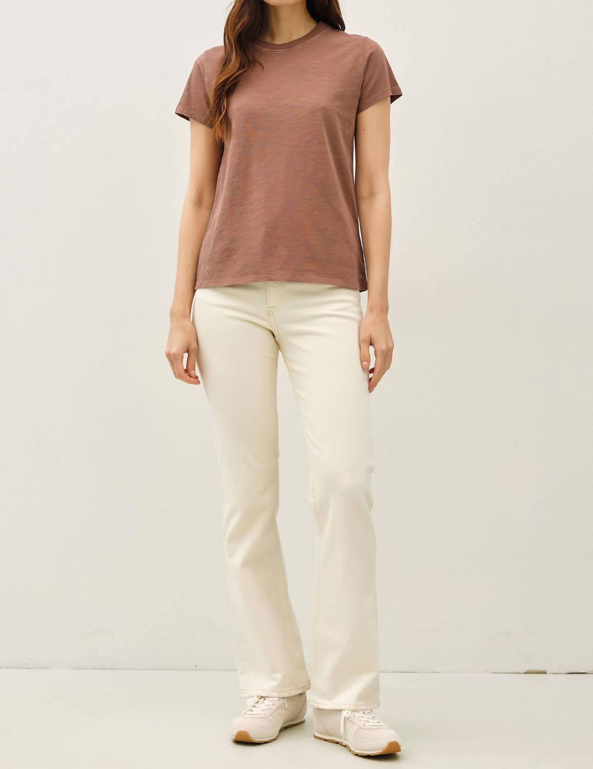 Be Cool - Leona Classic Cut Acid Wash Cotton Tee